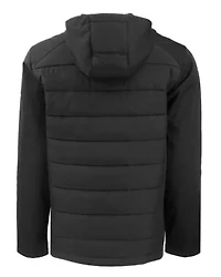 Cutter & Buck Evoke Hybrid Eco Softshell Recycled Full Zip Mens Big Tall Hooded Jacket