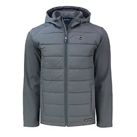 NCAA South Carolina Gamecocks Big & Tall Evoke Hybrid Eco Softshell Recycled Full-Zip Hoodie