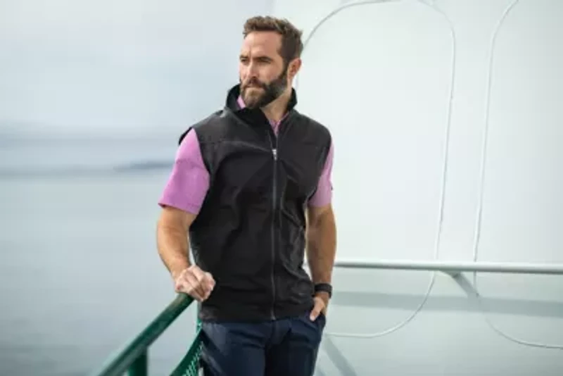 Cutter & Buck Charter Eco Full-Zip Mens Big Tall Vest
