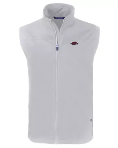 NCAA Arkansas Razorbacks Big & Tall Charter Eco Full-Zip Vest