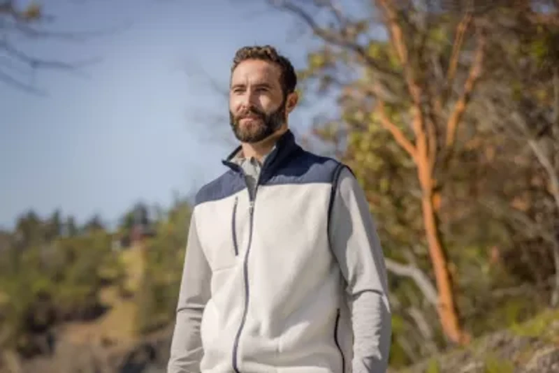 Big & Tall Cutter Buck Cascade Eco Sherpa Mens and Fleece Vest