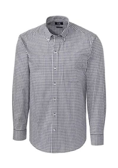 Big & Tall Stretch Gingham Dress Shirt