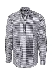Big & Tall Stretch Gingham Dress Shirt