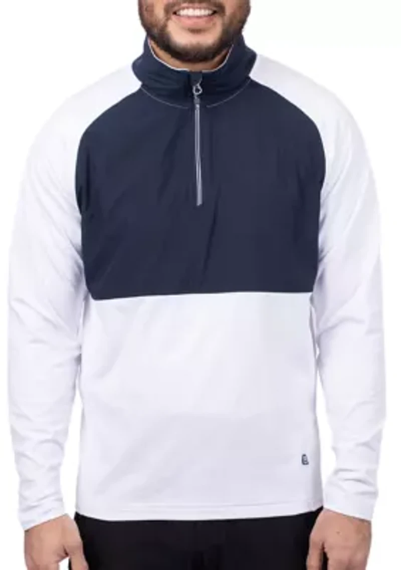 Cutter & Buck Adapt Eco Knit Hybrid Recycled Mens Quarter Zip