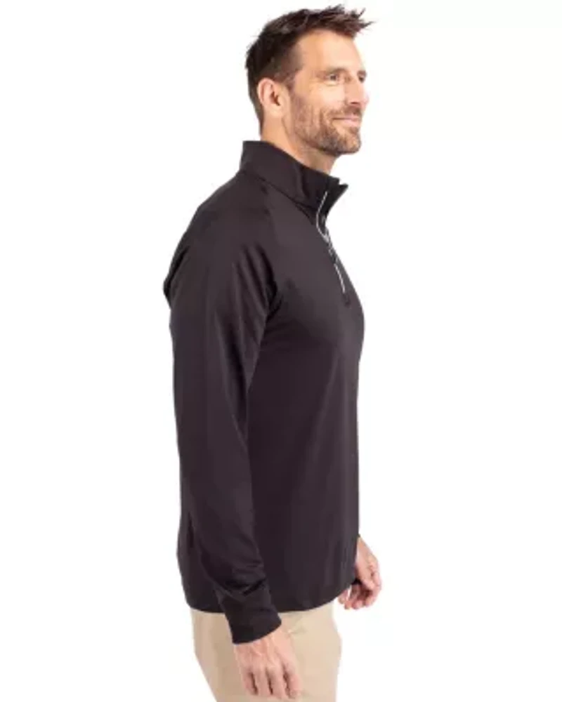 Big & Tall Cutter Buck Adapt Eco Knit Stretch Recycled Mens Quarter Zip Pullover
