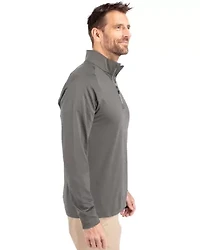Big & Tall Cutter Buck Adapt Eco Knit Stretch Recycled Mens Quarter Zip Pullover