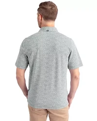 Cutter & Buck Virtue Eco Pique Botanical Print Recycled Mens Polo