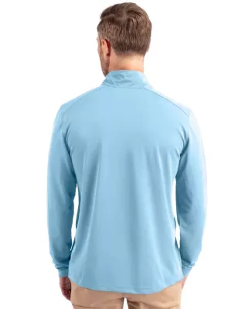 Cutter & Buck Virtue Eco Pique Recycled Quarter Zip Mens Pullover