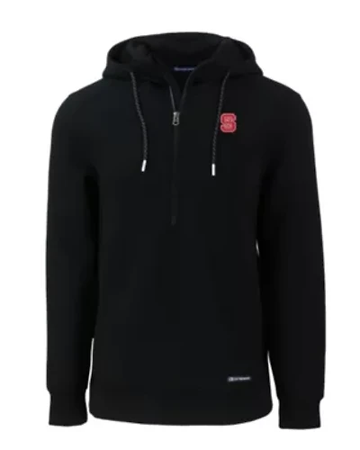 NCAA NC State Wolfpack Roam Eco Half Zip Recycled Pullover Hoodie
