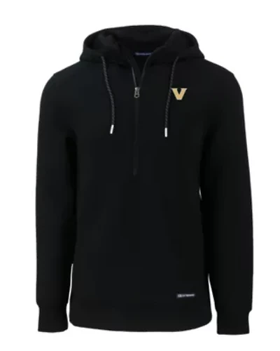 NCAA Vanderbilt Commodores Roam Eco Half Zip Recycled Pullover Hoodie