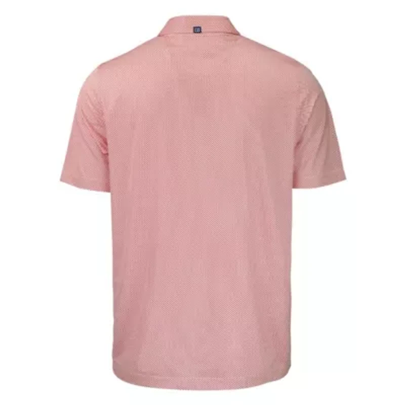 NCAA Georgia Bulldogs Pike Eco Symmetry Print Stretch Recycled Polo