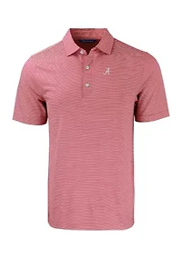 Alabama Crimson Tide NCAA Forge Eco Double Stripe Stretch Recycled Polo