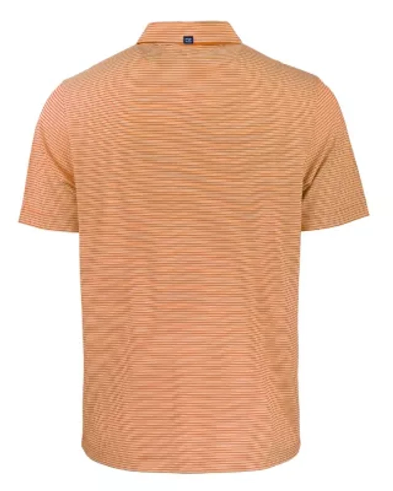 NCAA Clemson Tigers Forge Eco Double Stripe Stretch Recycled Polo