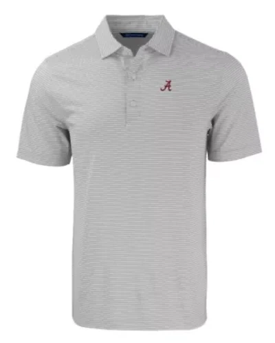 Alabama Crimson Tide NCAA Forge Eco Double Stripe Stretch Recycled Polo