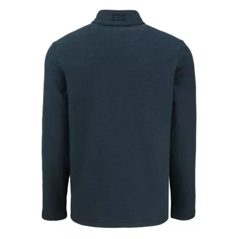 Cutter & Buck Hunts Point Eco Textured Fleece Recycled Mens Snap Pullover