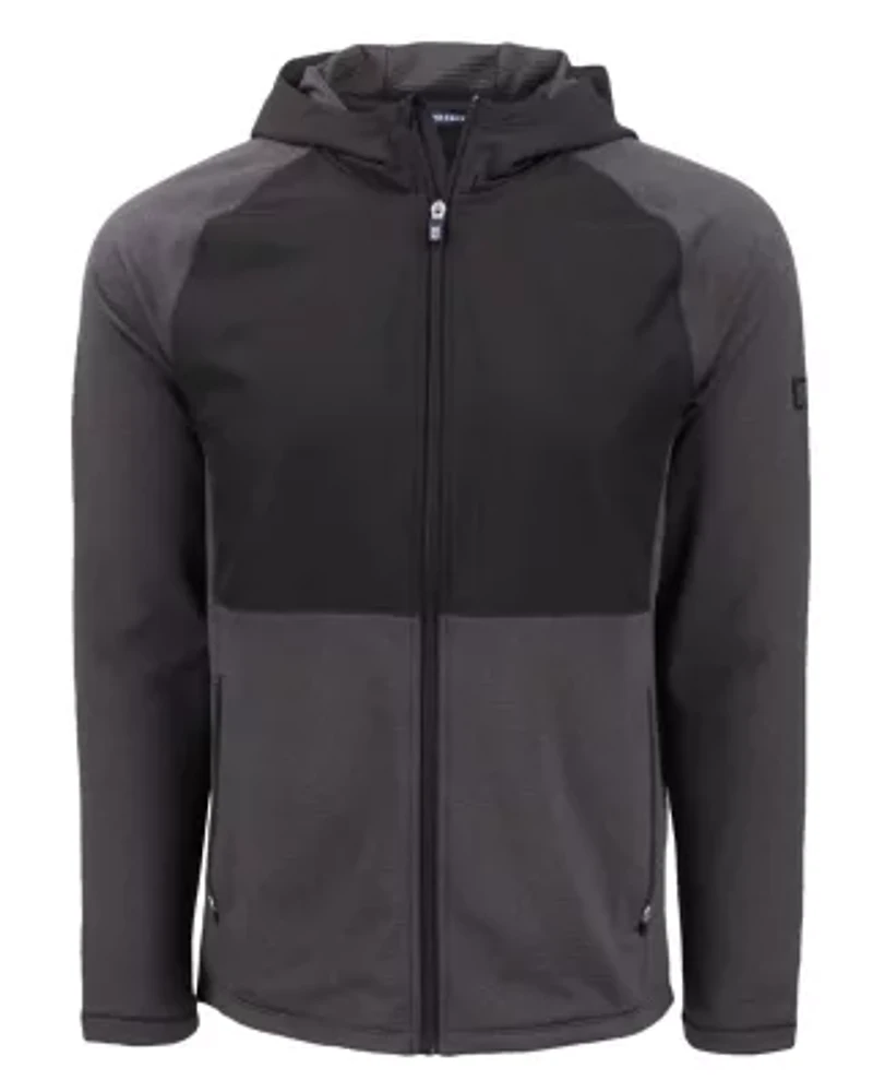 Big & Tall Cutter Buck Peshastin Fleece Recycled Mens Hybrid Jacket
