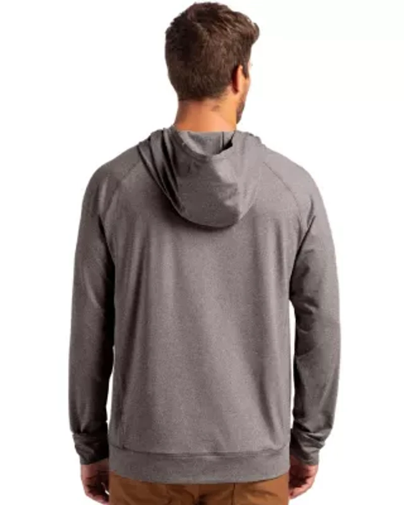 Big & Tall Cutter Buck Adapt Knit Recycled Mens Heathered Hooded Pullover