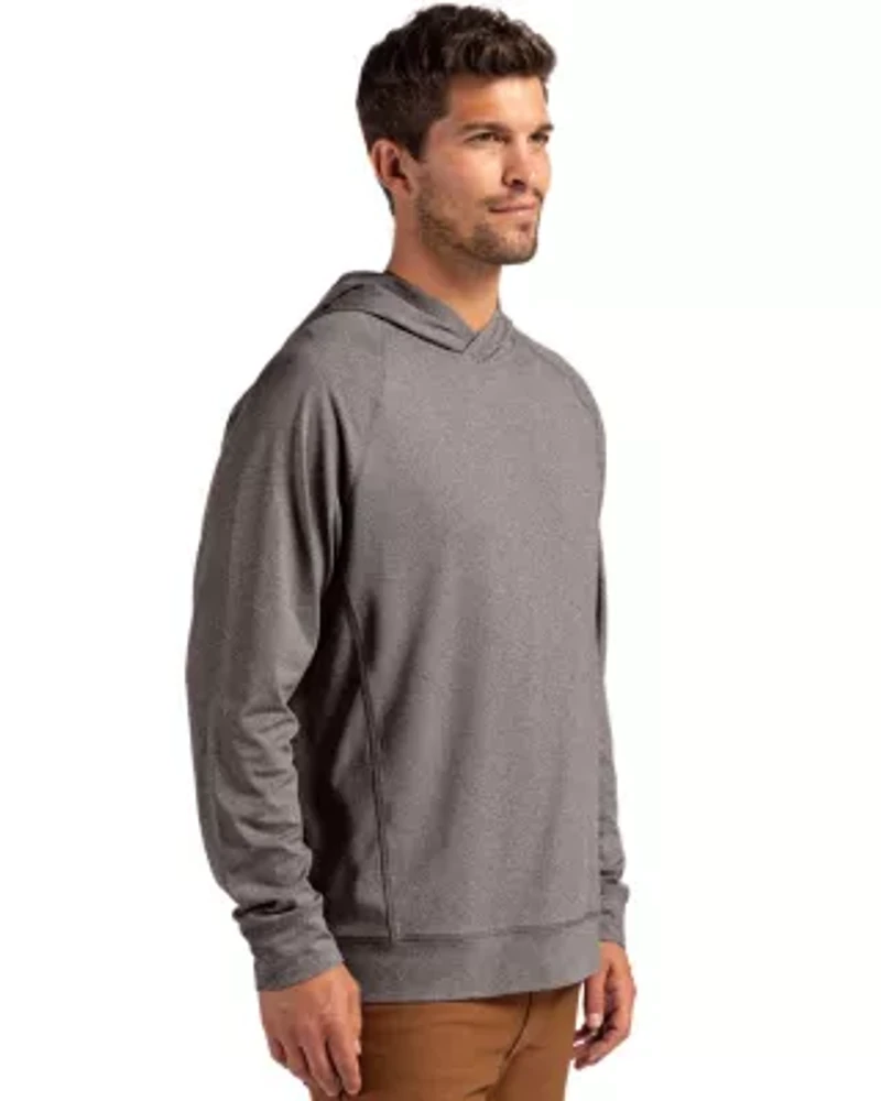 Big & Tall Cutter Buck Adapt Knit Recycled Mens Heathered Hooded Pullover