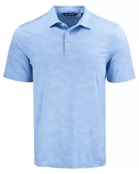 Cutter & Buck Coastline Recycled Double Peached Camo Print Mens Polo