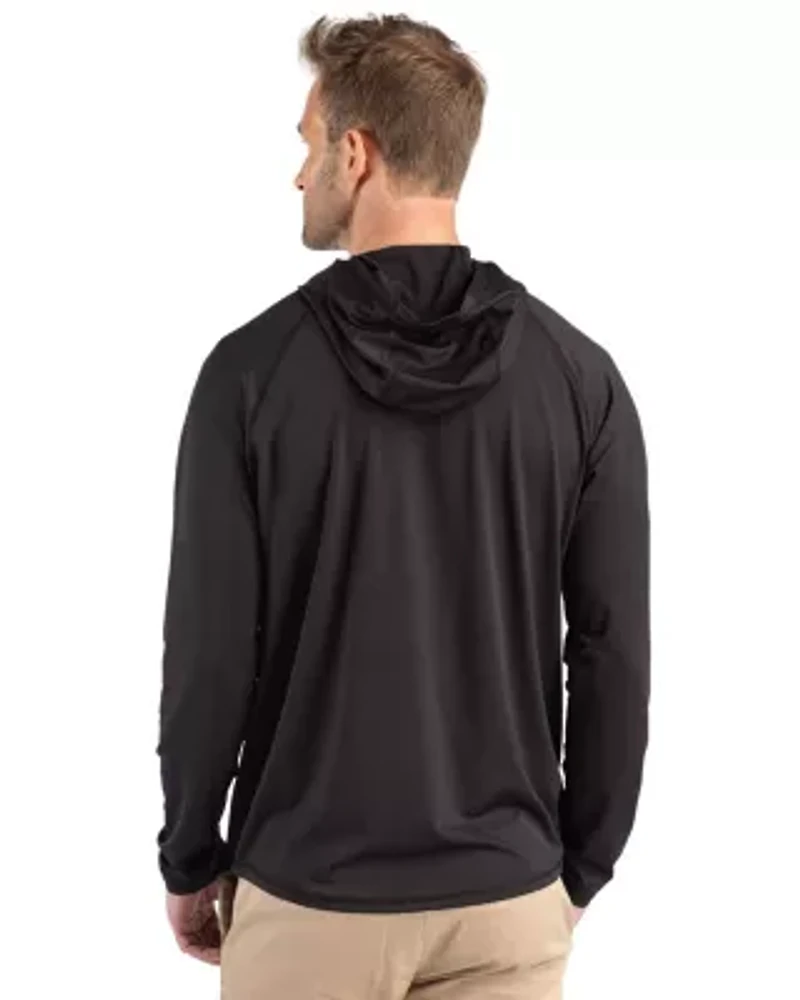 Cutter & Buck Prospect Recycled Featherlight Stretch Mens Hooded Pullover