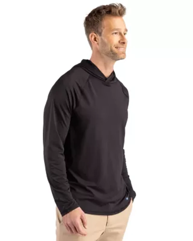 Cutter & Buck Prospect Recycled Featherlight Stretch Mens Hooded Pullover