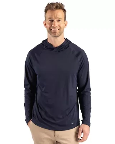 Cutter & Buck Prospect Recycled Featherlight Stretch Mens Hooded Pullover