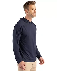 Cutter & Buck Prospect Recycled Featherlight Stretch Mens Hooded Pullover