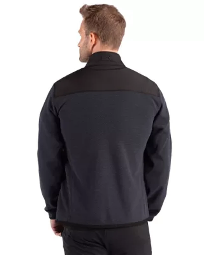 Cutter & Buck Hunts Point Recycled Fleece Mens Hybrid Full Zip Jacket