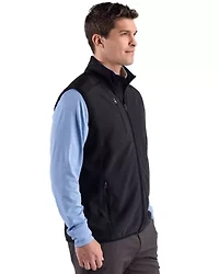 Cutter & Buck Hunts Point Recycled Fleece Mens Hybrid Full Zip Vest