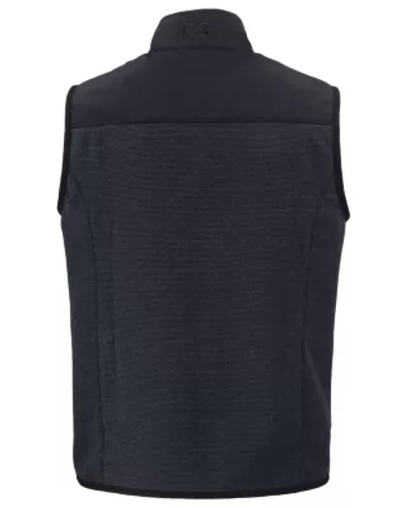 Cutter & Buck Hunts Point Recycled Fleece Mens Hybrid Full Zip Vest