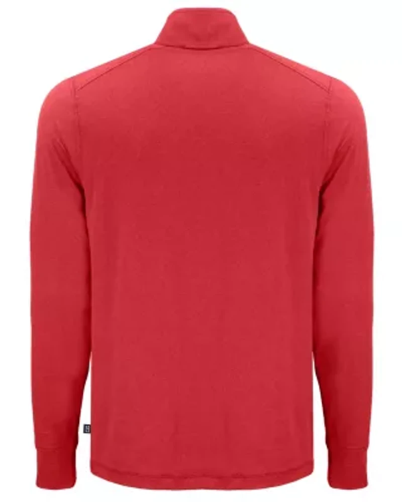 Cutter & Buck Forge Recycled Four-Way Stretch Mens Quarter Zip Pullover