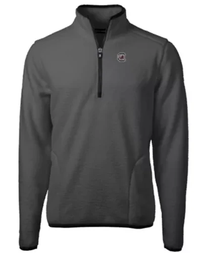 NCAA South Carolina Gamecocks Cascade Eco Sherpa Fleece Quarter-Zip Pullover Jacket