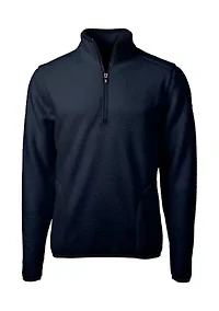 Cascade Eco Sherpa Fleece Mens Quarter Zip Jacket