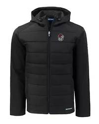 NCAA Georgia Bulldogs Evoke Hybrid Eco Softshell Recycled Full-Zip Hoodie