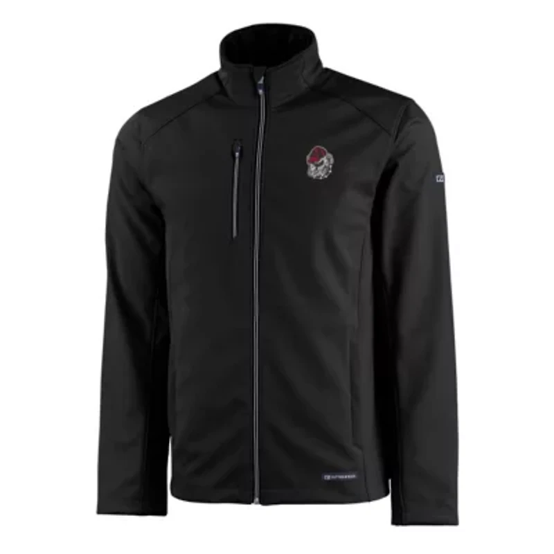 NCAA Georgia Bulldogs Evoke Eco Softshell Recycled Full-Zip Jacket