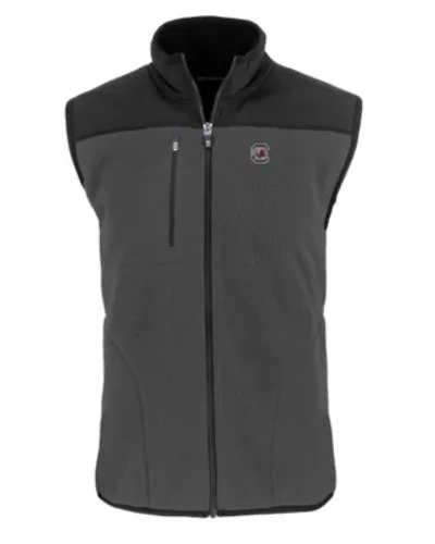 NCAA South Carolina Gamecocks Cascade Eco Sherpa Fleece Full-Zip Vest