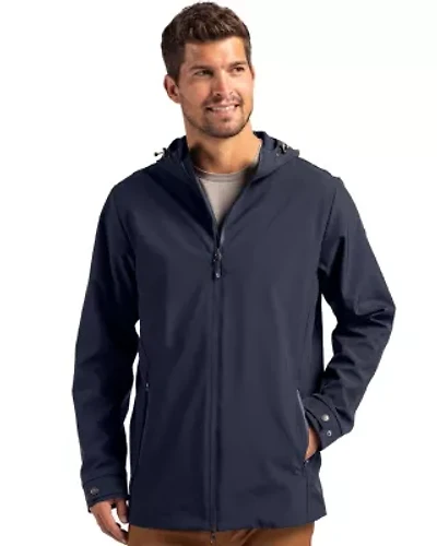 Big & Tall Cutter Buck Camano Everyday Stretch Recycled Mens Water Resistant Jacket