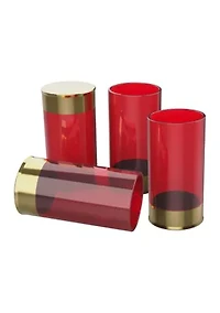 Shotgun Shell Glasses - 4 Pack