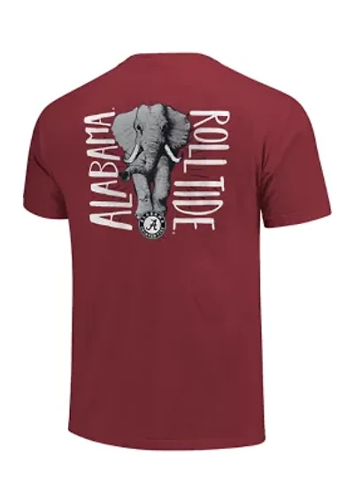 NCAA Alabama Crimson Tide Type Lined Mascot T-Shirt