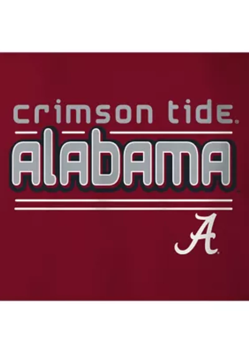 NCAA Alabama Crimson Tide Short Sleeve Bubble Letters T-Shirt