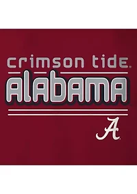 NCAA Alabama Crimson Tide Short Sleeve Bubble Letters T-Shirt