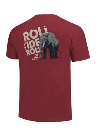 NCAA Alabama Crimson Tide Slant Type Mascot Graphic T-Shirt