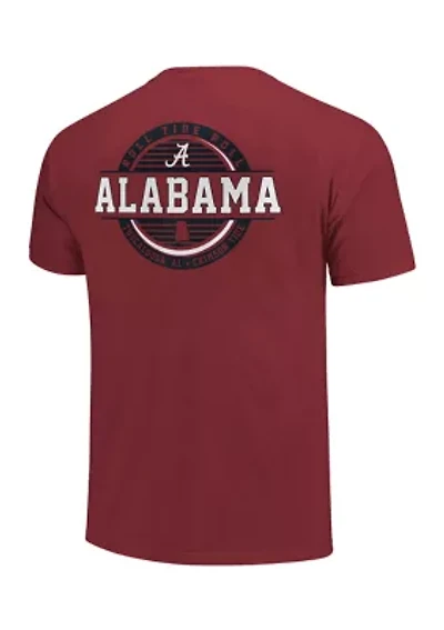 NCAA Alabama Crimson Tide Stamp Logo Graphic T-Shirt