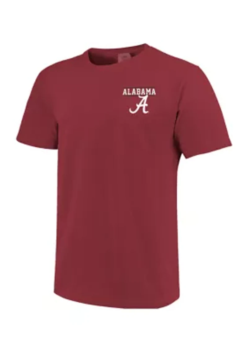 NCAA Alabama Crimson Tide Stamp Logo Graphic T-Shirt
