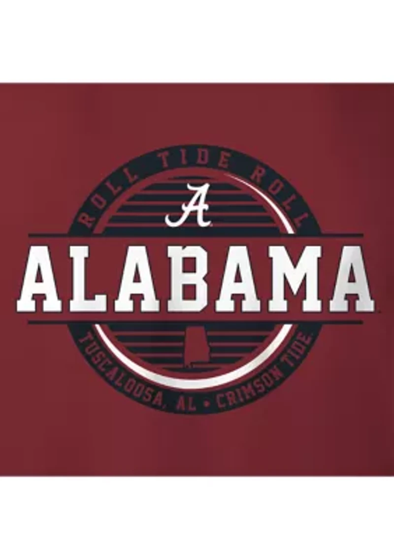 NCAA Alabama Crimson Tide Stamp Logo Graphic T-Shirt