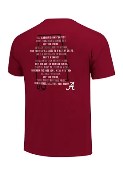NCAA Alabama Crimson Tide Fight Song T-Shirt