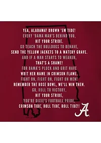 NCAA Alabama Crimson Tide Fight Song T-Shirt