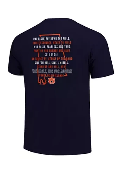 NCAA Auburn Tigers Fight Song Graphic T-Shirt