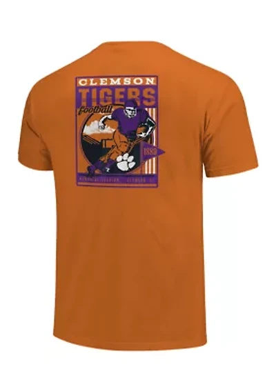 NCAA Clemson Tigers Retro Poster and Stadium T-Shirt