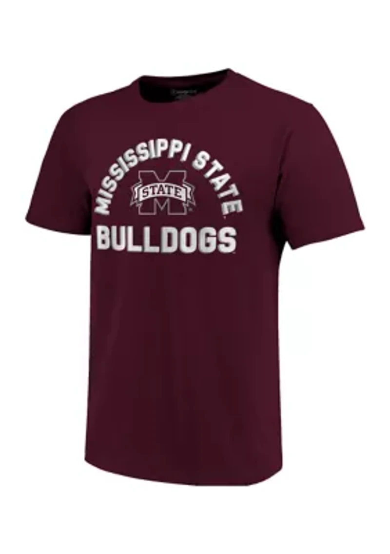 NCAA Mississippi State Bulldogs Short Sleeve Retro Stack T-Shirt
